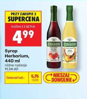 Syrop Herbarium malina z cytryną +1 wariant
