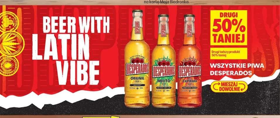 Piwa Desperados +3 warianty