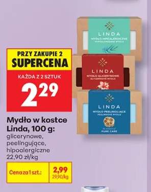 Mydło w kostce Linda glicerynowe +2 warianty