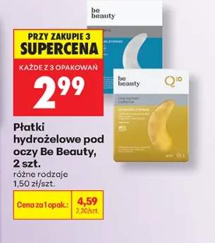 Płatki hydrożelowe pod oczy Be Beauty