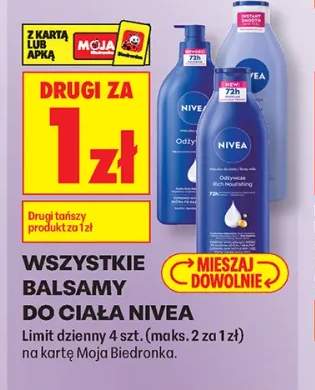 Balsamy do ciała Nivea