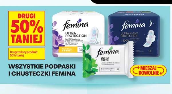 Podpaski Femina Ultra Protection +3 warianty