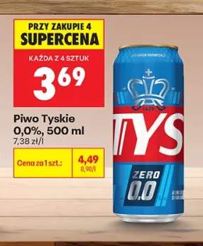 Piwo bezalkoholowe Tyskie