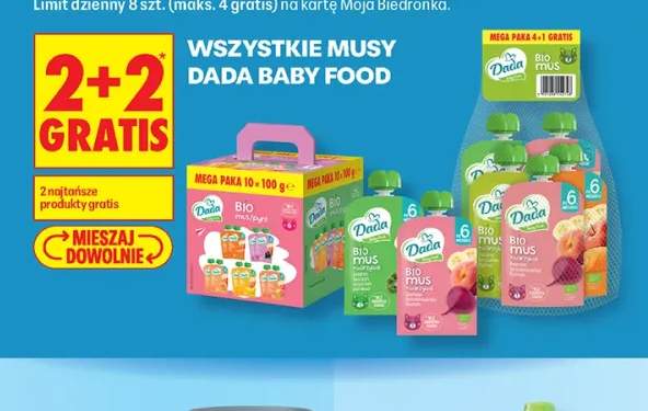 Musy Dada Baby Food +3 warianty