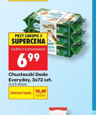 Chusteczki Dada Everyday 3-pak