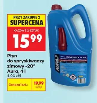 Płyn do spryskiwaczy zimowy -20° Aura