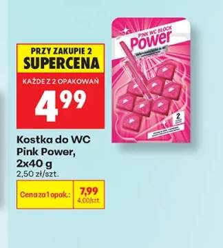 Kostka do WC Pink Power 2-pak
