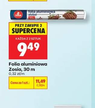 Folia aluminiowa Zosia 30 m