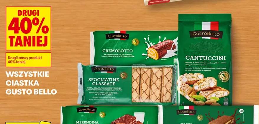 Ciastka Cremolotto Gusto Bello +5 wariantów
