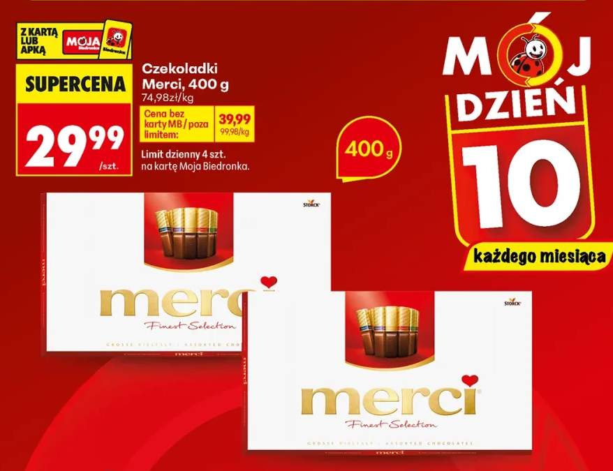 Czekoladki Merci
