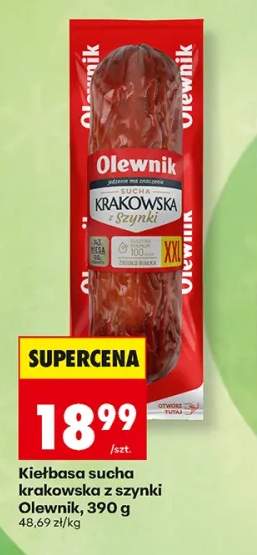 Kiełbasa sucha krakowska z szynki Olewnik