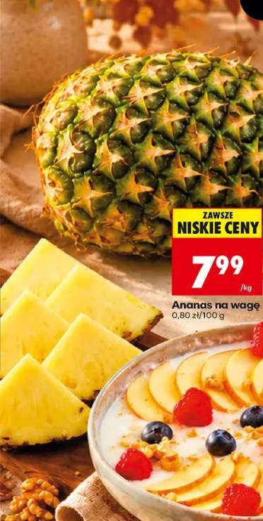 Ananas na wagę