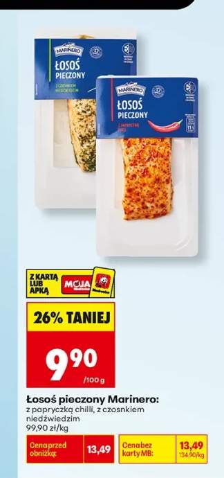 Łosoś pieczony Marinero z papryczką chilli +1 wariant