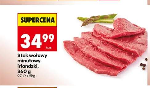 Stek wołowy minutowy irlandzki