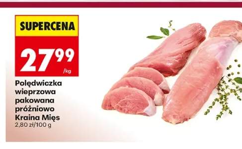 Polędwiczka wieprzowa pakowana próżniowo Kraina Mięs