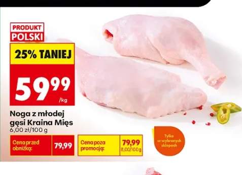 Noga z młodej gęsi Kraina Mięs