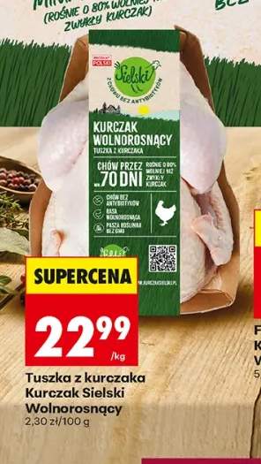 Tuszka z kurczaka Kurczak Sielski Wolnorosnący