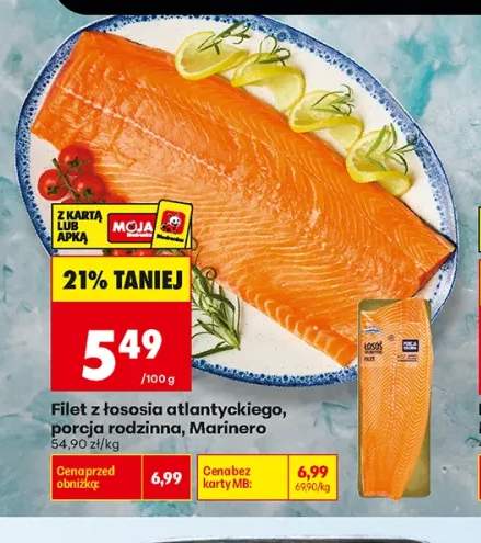 Filet z łososia atlantyckiego porcja rodzinna Marinero