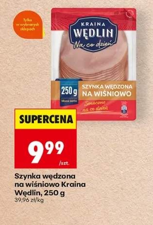 Szynka wędzona na wiśniowo Kraina Wędlin