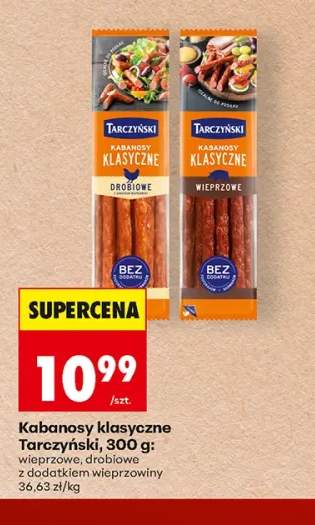 Kabanosy klasyczne Tarczyński wieprzowe +1 wariant