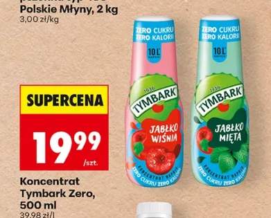 Koncentrat Tymbark Zero jabłko wiśnia +1 wariant