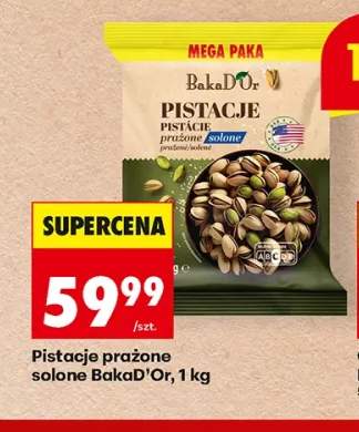 Pistacje prażone solone BakaD'Or