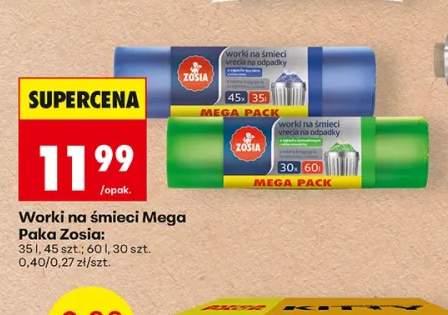 Worki na śmieci Mega Paka Zosia 35 l +1 wariant