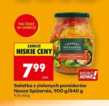 Sałatka z zielonych pomidorów Nasza Spiżarnia