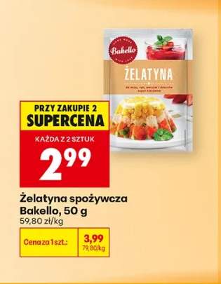 Żelatyna spożywcza Bakello
