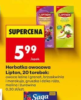 Herbatka owocowa Lipton owoce leśne i granat +3 warianty