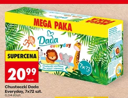 Chusteczki Dada Everyday 7-pak 72 szt