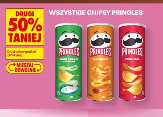 Chipsy Pringles +3 warianty