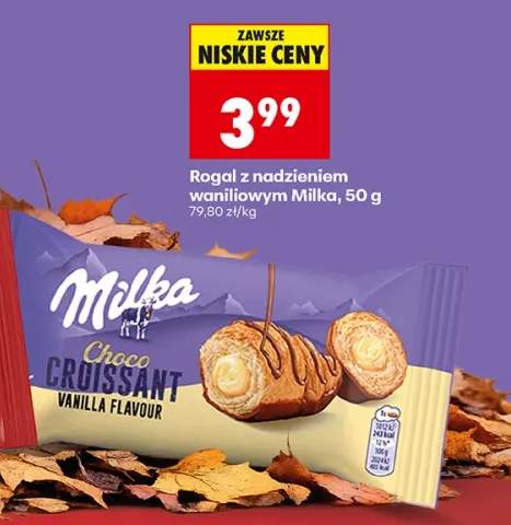 Rogal z nadzieniem waniliowym Milka