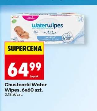 Chusteczki Water Wipes 6-pak