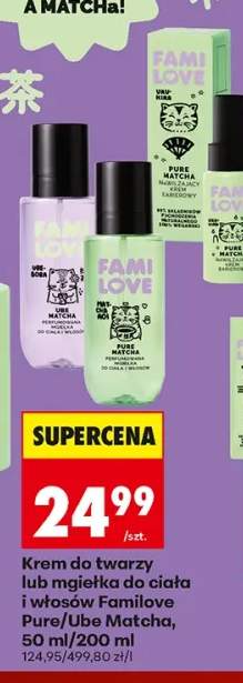 Krem do twarzy Familove Pure Matcha +2 warianty