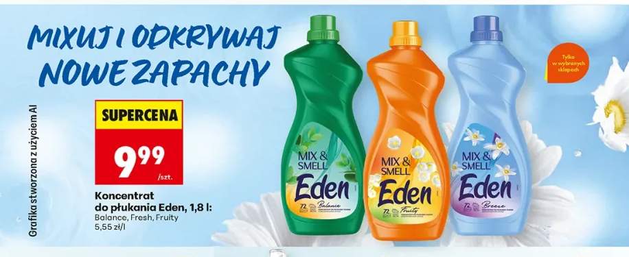 Koncentrat do płukania Eden Balance +2 warianty