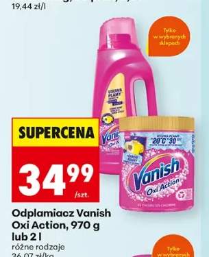 Odplamiacz Vanish Oxi Action