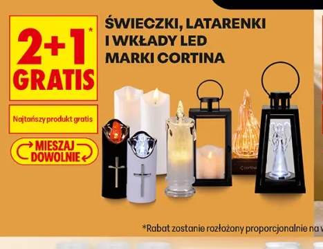 Świeczki, latarenki i wkłady LED Cortina