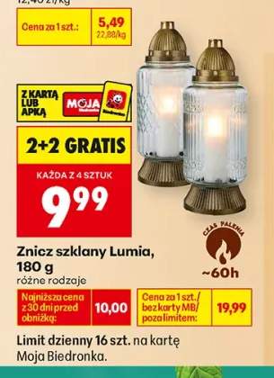 Znicz szklany Lumia
