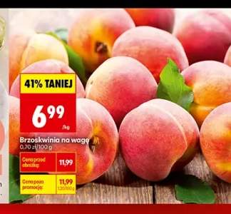 Brzoskwinie na wagę