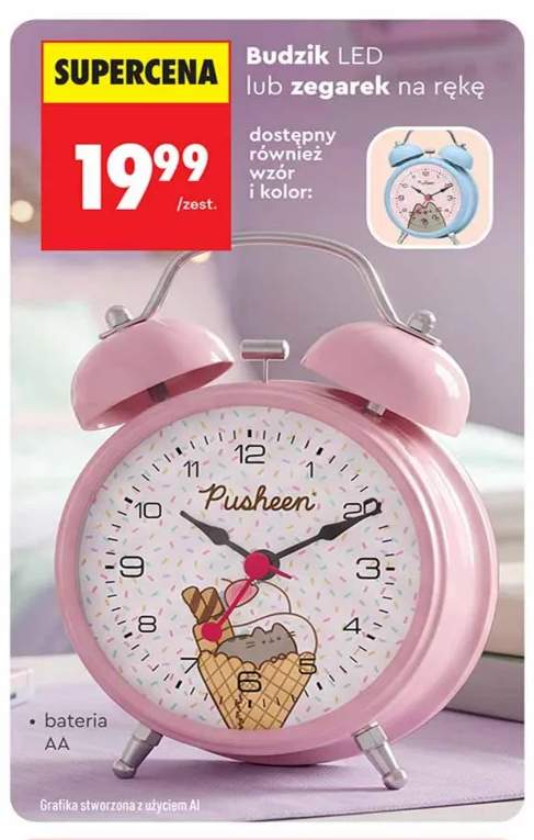 Budzik LED Pusheen