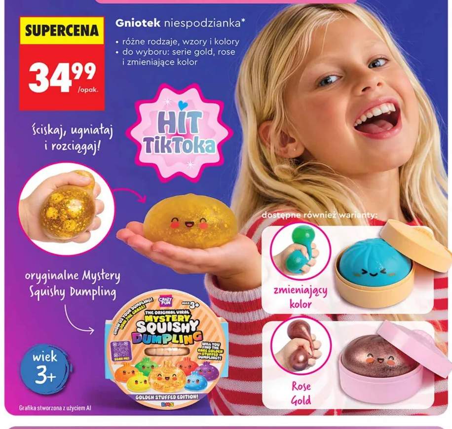 Gniotek niespodzianka Mystery Squishy Dumpling