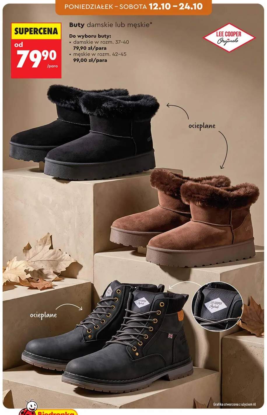 Buty damskie w rozm. 37-40 Lee Cooper Originals +1 wariant