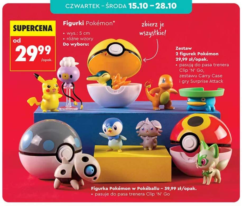 Zestaw 2 figurek Pokémon +1 wariant