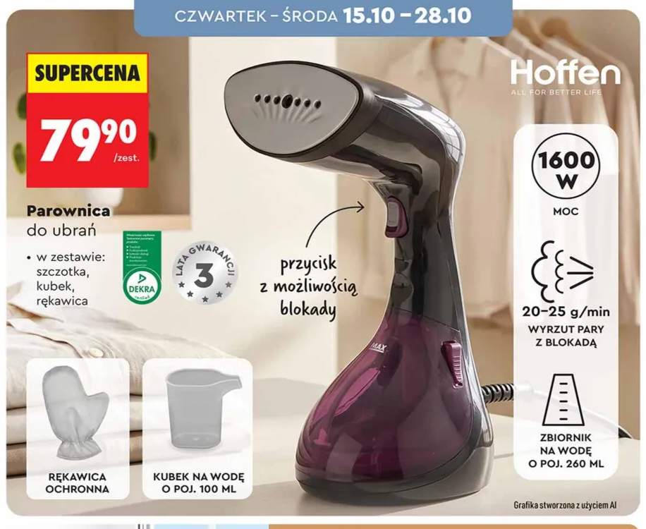 Parownica do ubrań Hoffen