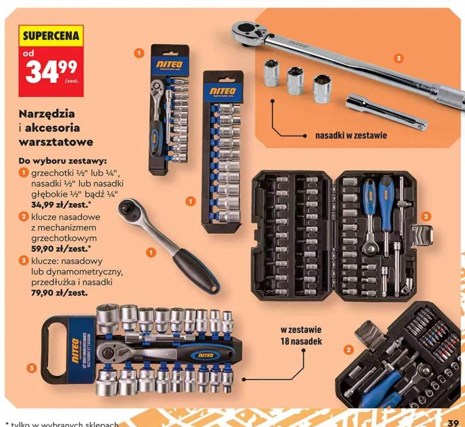 Grzechotki 1/2" Niteo +7 wariantów