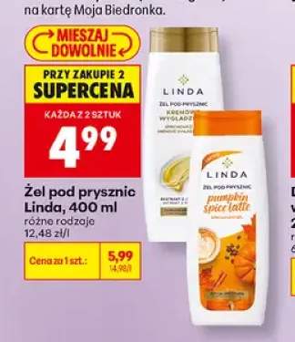 Żel pod prysznic Linda Kremowe Wygładzenie