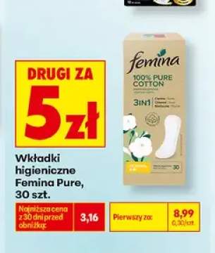 Wkładki higieniczne Femina Pure Normal