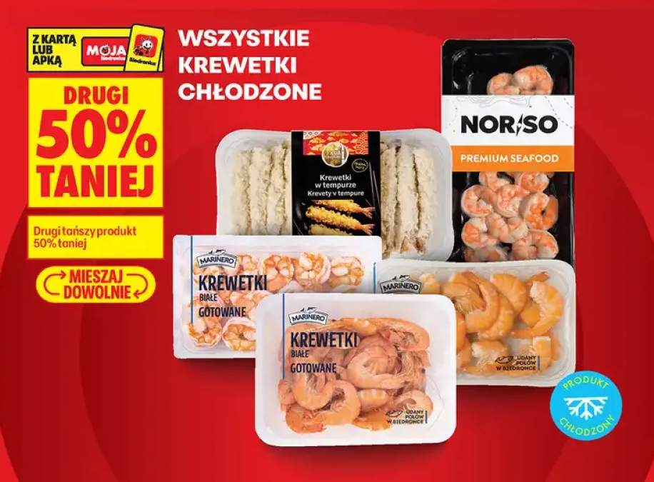 Krewetki chłodzone +3 warianty