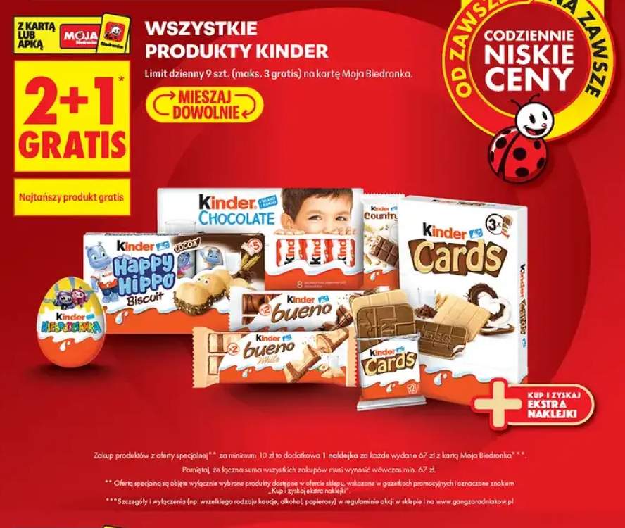 Jajko z niespodzianką Kinder Niespodzianka +7 wariantów